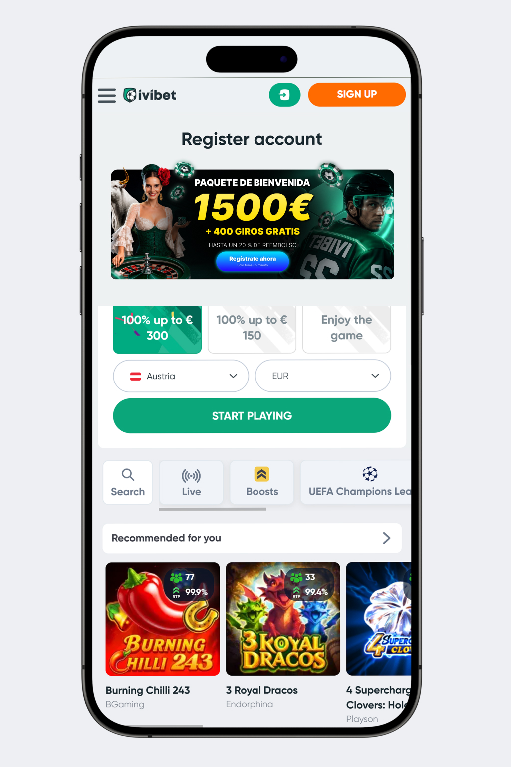 NineCasino_movil_app